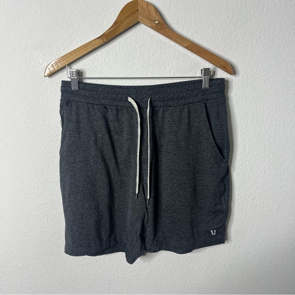 Vuori Men's Ponto Short Charcoal Heather Size S
